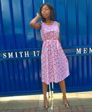 Abito da tè vintage UK 14