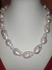 Collana Di Perle Scaramazze Con Chiusura  In Argento 925