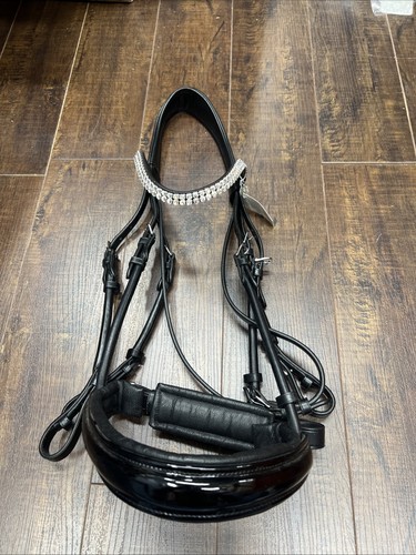 Dressage bridle nasello - br,