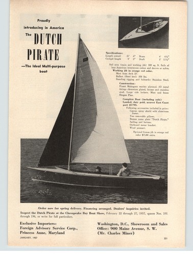 1957 carta pubblicitaria - 1957,