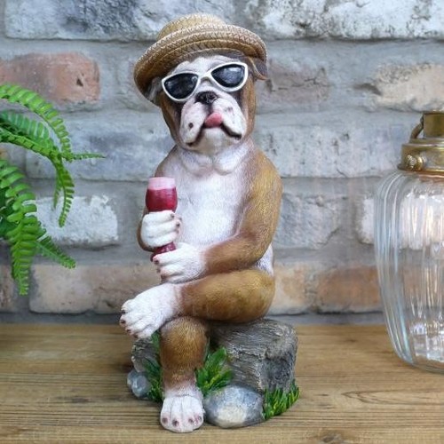 Eccentrico bulldog ornamento - bulldog,
