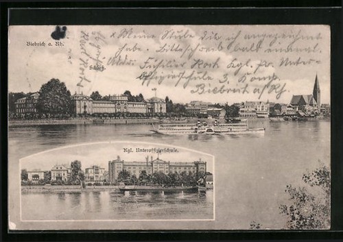 Cartolina biebrich reno - cartolina,