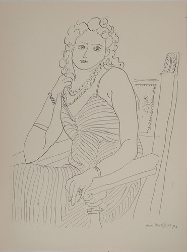 Henri matisse donna elegante - matisse:,