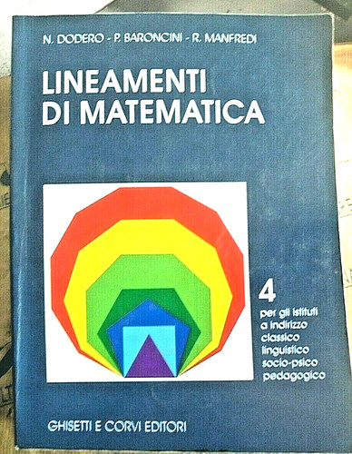 Lineamenti matematica vol - matematica,
