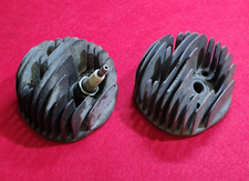 COPPIA TESTE CILINDRO PIAGGIO LOGO RETTANGOLARE VESPA 50 L R N 3 MARCE special