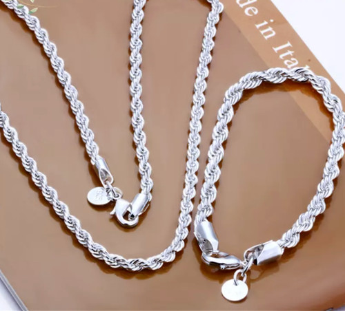 Collana bracciale set - , di