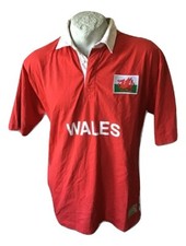 GALLES RUGBY Polo da uomo sportiva Wales Maglia Maglietta 8 Nazioni size XXL