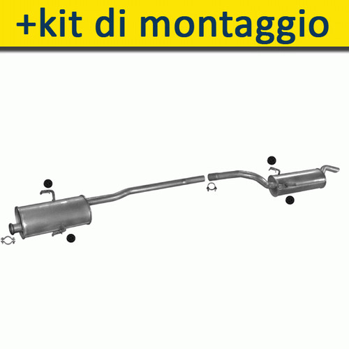 Sistema silenziatori per - silenziatori,