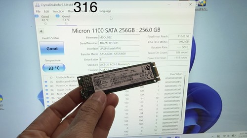 Ssd sata mtfddav256tbn micron - mtfddav256tbn,