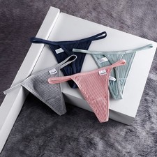 Tanga cotone blu scuro sexy T