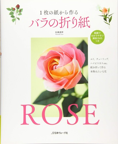 Origami roses made from - , a