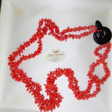 ‼️RarO‼️Collana Corallo Di Sciacca ‼️ Autentico Con Scatola Originale ‼️42 Gramm
