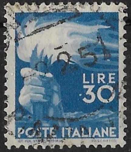 Italia repubblica 1947 30 - repubblica,