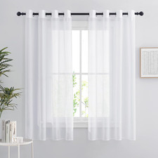 Tende voile bianco set - tende, in