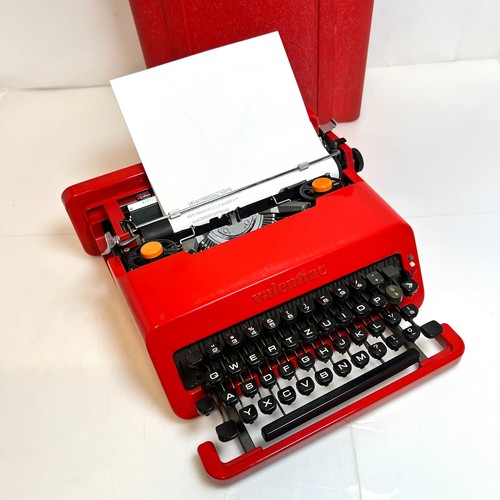 Olivetti valentine typewriter - valentine,