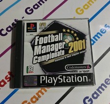 PS1 FOOTBALL MANAGER 2001 ITALIANO SONY PLAYSTATION 1 RARO QUASI NUOVO