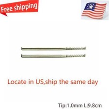 Black 2pcs 1.0mm 9.8cm