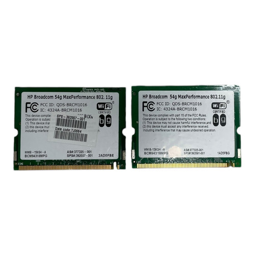 Lotto broadcom 54g max - hp,