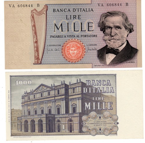 Italie italy billet - /, 1000