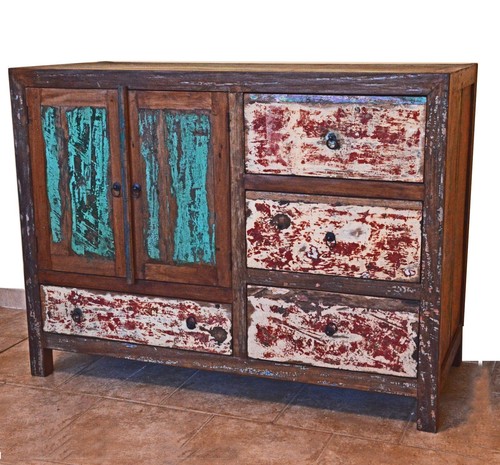 Como industrial con legno - con,