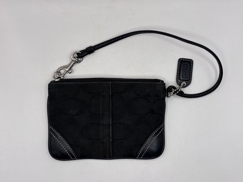 Coach wristlet vintage nero - coach,