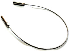 Cavo anticaduta per scale cancelli telai e strutture inox aisi 316 Ø 3 x 600 mm