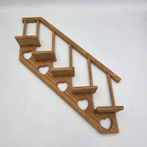 Scaffale scala vintage legno