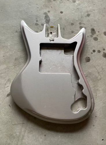 Silver guitar diy project body - diy,