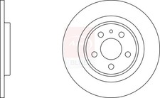 2x Coppia Dischi Freno Solidi