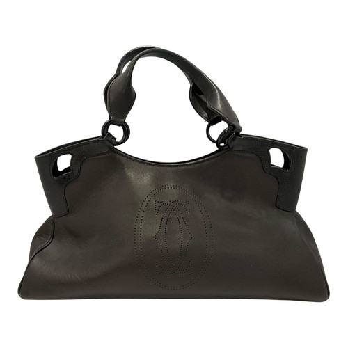 Borsa cartier nera pelle - cartier,