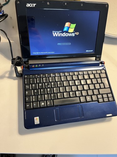 Acer aspire netbook blue - acer,