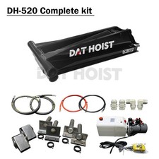 Kit paranco idraulico a forbice 10 tonnellate braccio inferiore corto - adatto per scarico 12-16' DH-520