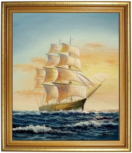 Quadro olio clipper veliero - olio,,