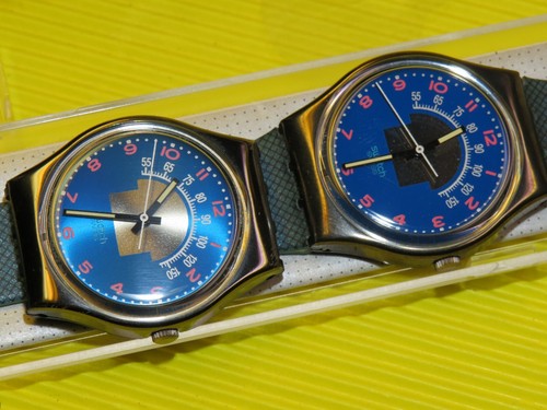 Swatch del 1990 - blue, tune
