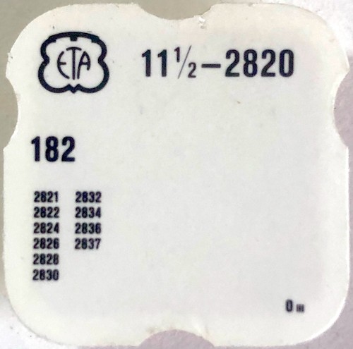Eta cal 2820 rif 182 - 2820,