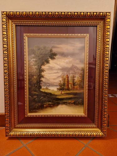 Paesaggio fiammingo olio - , su