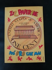 Cartolina Adesiva Sticker - One Cent - Zio Paperone - Walt Disney - Rara