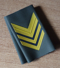 Sergente maggiore - Esercito Italiano - gradi tubolari per mimetica - anni 70/80