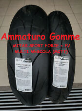 COPPIA 120/70 17  180/55 17 DOT/ANNO 2025! +OMAGGIO MITAS SPORT FORCE+ EV GOMME