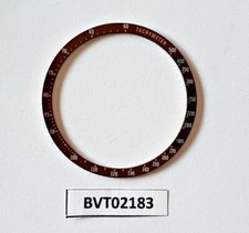 NUOVO SEIKO INSERTO LUNETTA MARRONE 6138 0030 6138-0040 BULLHEAD CRONOGRAFO BVT02183