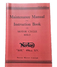 Norton 16H 490cc Solo WD