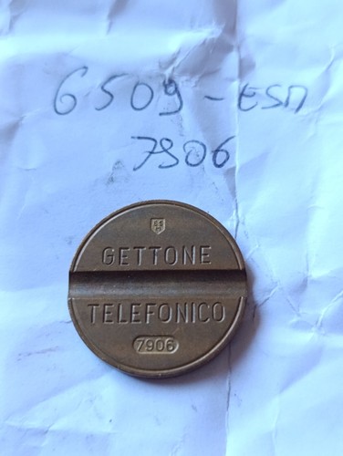 Gettone telefonico italia - gettone,