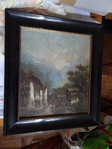 Dipinto paesaggio austriaco