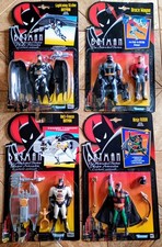 4 x Batman La Serie Animata - Kenner - su cartoncino - Bruce Wayne ++