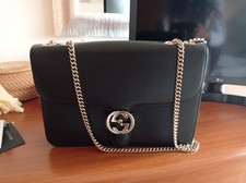 borsa gucci nera da sera con