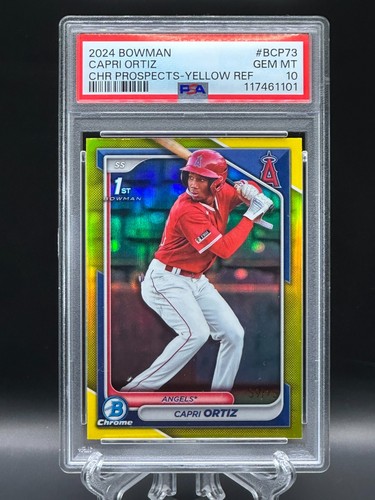 Capri ortiz 2024 bowman cromo - capri,
