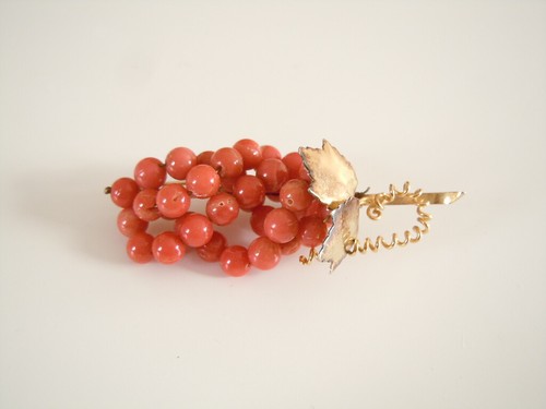 Vintage spilla corallo - vintage,