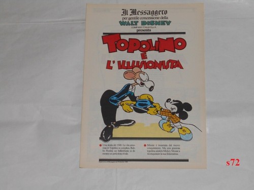 Topolino illusionista 16 - e, l'illusionista