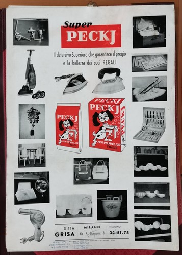 Pubblicità vintage detersivo - pubblicità,