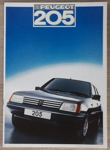 Peugeot 205 gamma - peugeot, brochure